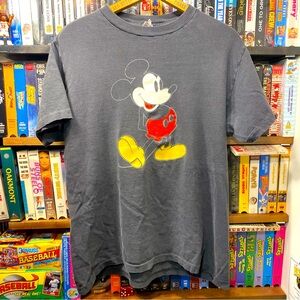 L VINTAGE DISNEY SINGLE STITCH MICKEY PRINT